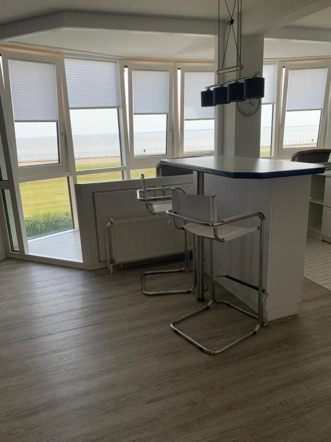 Fewo Mit Meerblick - Direktzugang Zur Nordsee Apartment Wilhelmshaven Luaran gambar