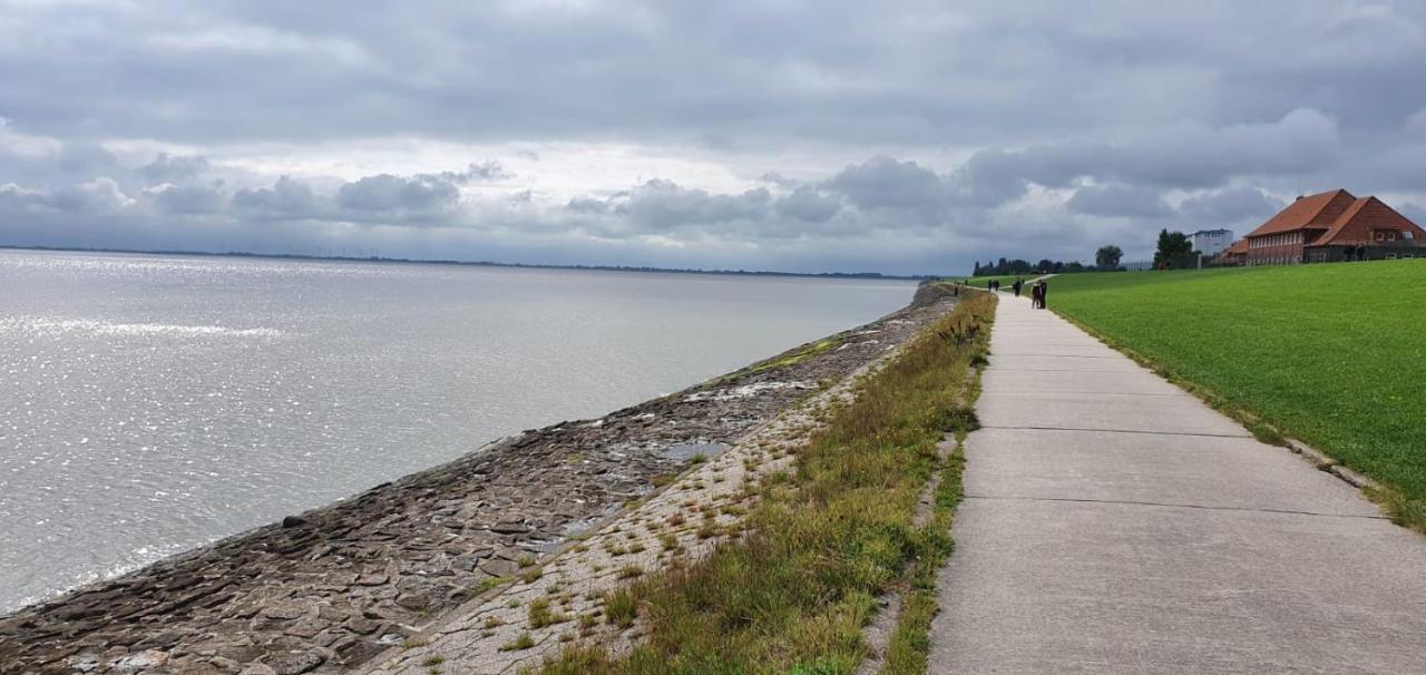 Fewo Mit Meerblick - Direktzugang Zur Nordsee Apartment Wilhelmshaven Luaran gambar